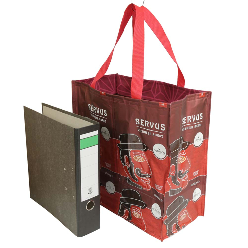 Schultertasche, Design-Tasche aus Kaffeepackungen (40x20x39/62)