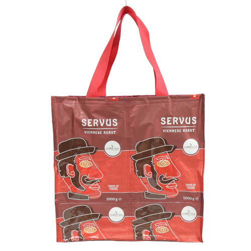Schultertasche, Design-Tasche aus Kaffeepackungen (40x20x39/62)