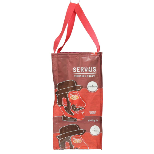 Schultertasche, Design-Tasche aus Kaffeepackungen (40x20x39/62)