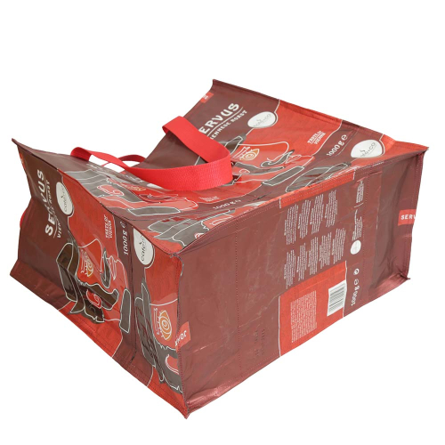 Schultertasche, Design-Tasche aus Kaffeepackungen (40x20x39/62)