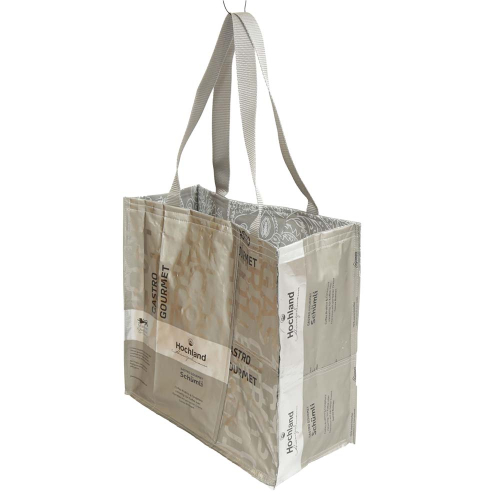 Schultertasche, Design-Tasche aus Kaffeepackungen (30x14x30/55)