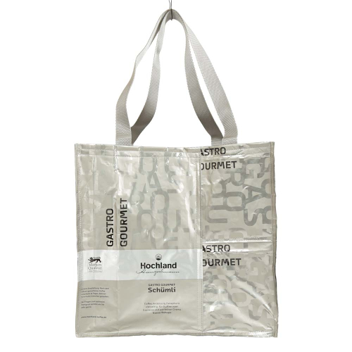 Schultertasche, Design-Tasche aus Kaffeepackungen (30x14x30/55)