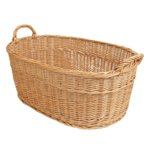 Wäschekorb aus Weide. Korb für Wäsche (58x40x22/28)