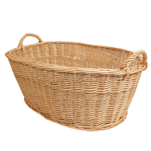 Wäschekorb aus Weide. Korb für Wäsche (69x49x26/32)