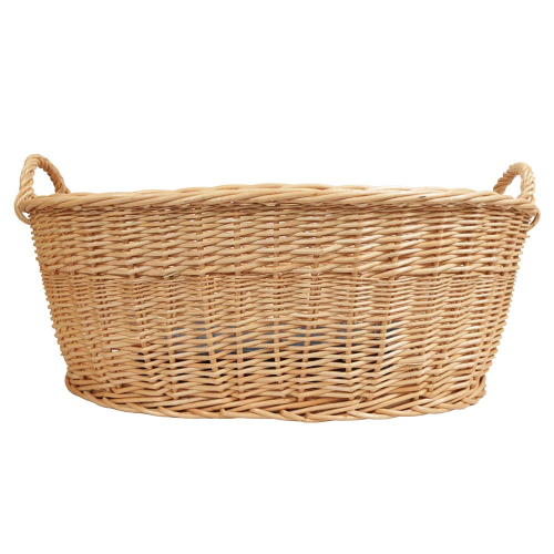 Wäschekorb aus Weide. Korb für Wäsche (69x49x26/32)