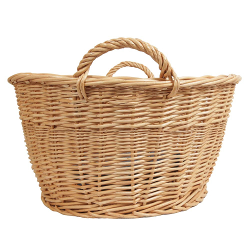 Wäschekorb aus Weide. Korb für Wäsche (69x49x26/32)