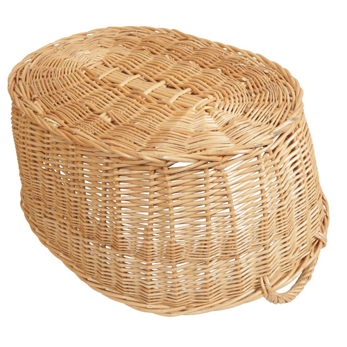 Wäschekorb aus Weide. Korb für Wäsche (69x49x26/32)