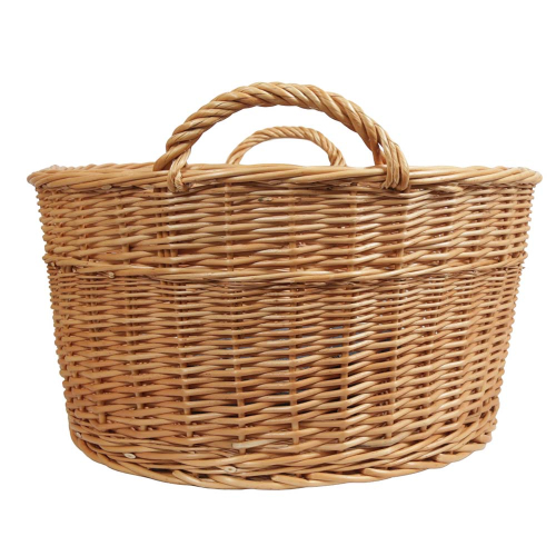 Wäschekorb aus Weide. Korb für Wäsche (77x55x27/34)