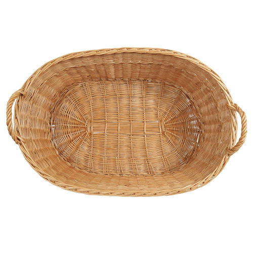 Wäschekorb aus Weide. Korb für Wäsche (77x55x27/34)