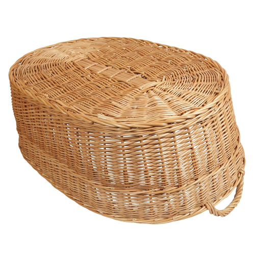 Wäschekorb aus Weide. Korb für Wäsche (77x55x27/34)