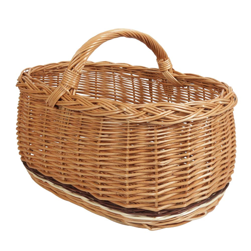 Einkaufskorb Handkorb Weide Korb ungefüttert (50x35x24/35)
