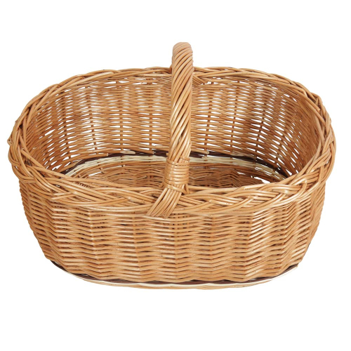 Einkaufskorb Handkorb Weide Korb ungefüttert (50x35x24/35)