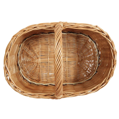 Einkaufskorb Handkorb Weide Korb ungefüttert (50x35x24/35)