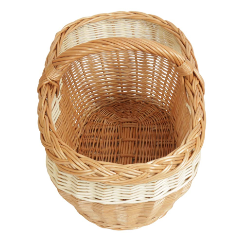 Einkaufskorb Handkorb Weide Korb ungefüttert (50x32x25/34)