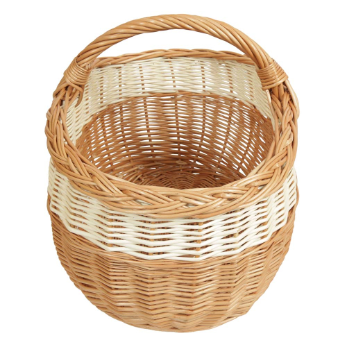 Einkaufskorb Handkorb Weide Korb ungefüttert (46x33x24/37)