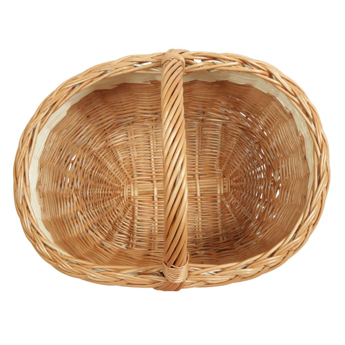 Einkaufskorb Handkorb Weide Korb ungefüttert (46x33x24/37)