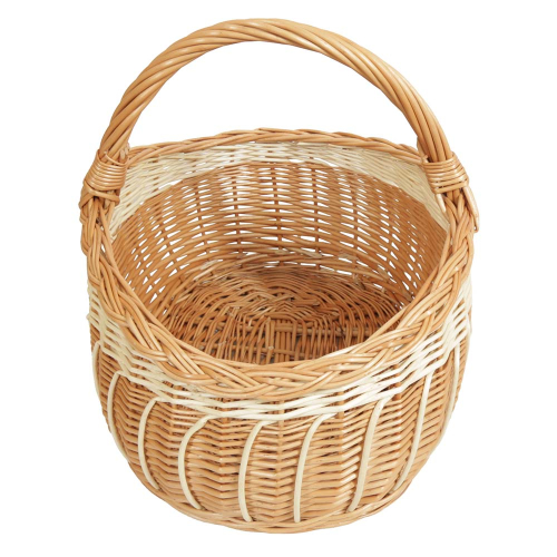 Einkaufskorb Handkorb Weide Korb ungefüttert (39x32x18/36)