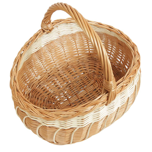 Einkaufskorb Handkorb Weide Korb ungefüttert (39x32x18/36)