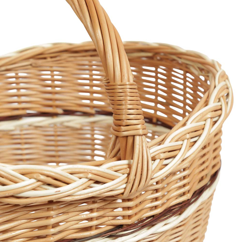 Einkaufskorb Handkorb Weide Korb ungefüttert (44x34x22/40)