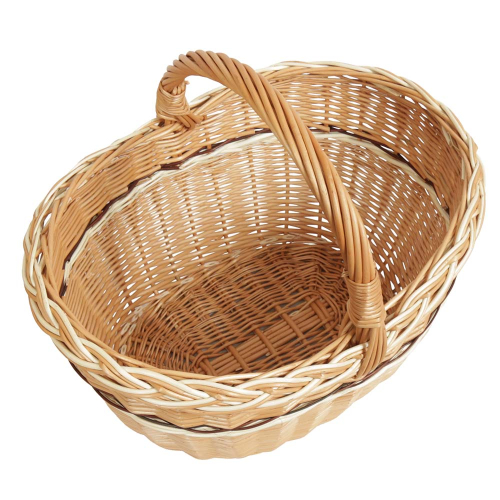 Einkaufskorb Handkorb Weide Korb ungefüttert (44x34x22/40)