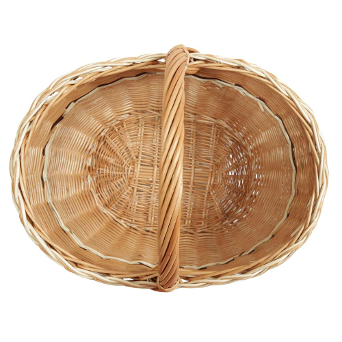 Einkaufskorb Handkorb Weide Korb ungefüttert (44x34x22/40)