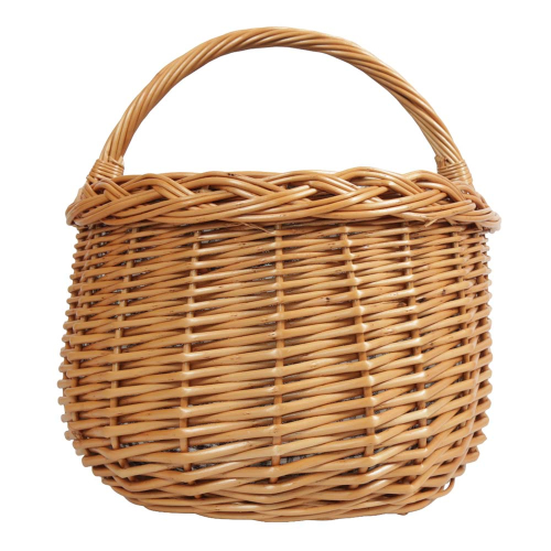 Einkaufskorb Handkorb Weide Korb gefüttert (50x34x23/36)