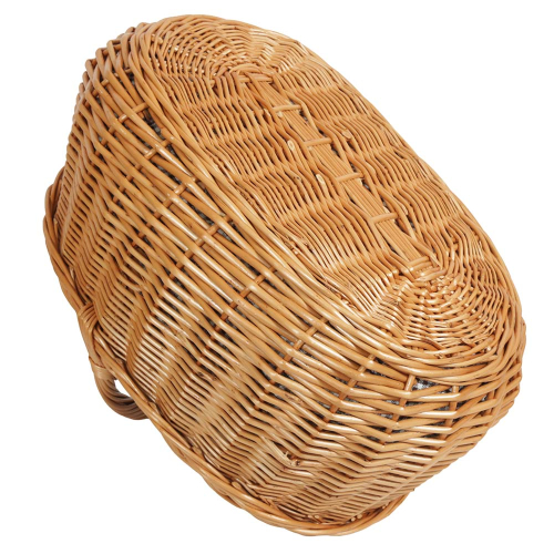 Einkaufskorb Handkorb Weide Korb gefüttert (50x34x23/36)