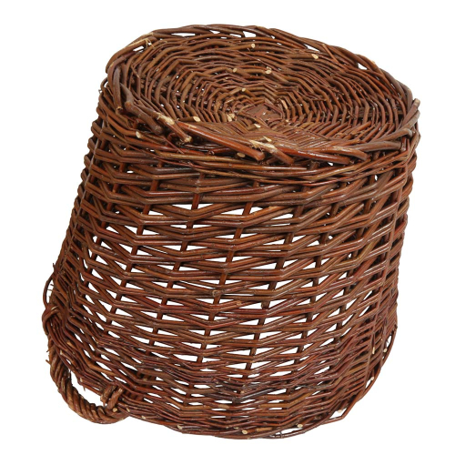 Erntekorb, Holzkorb, Tragekorb, Gartenkorb, Weide Korb (D:50cm)