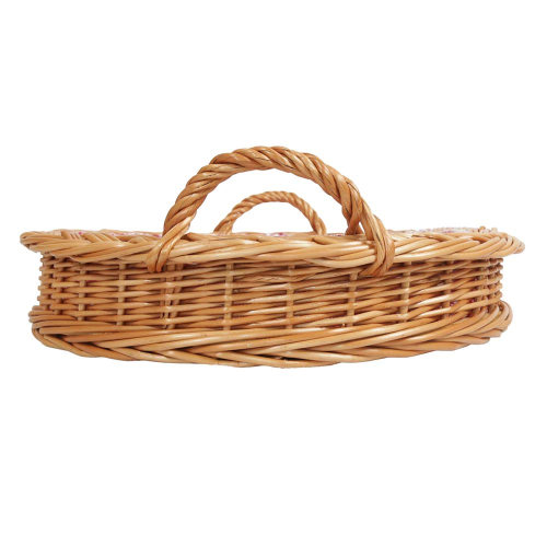 Korbtablett, Tablett aus Weide, Trage - Korb - Tablett (52x38x7/12 Korbtablett, Tablett aus Weide, Trage - Korb - Tablett (52x38x7/12