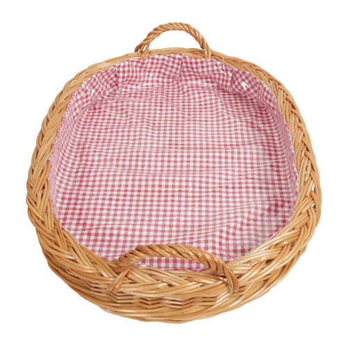 Korbtablett, Tablett aus Weide, Trage - Korb - Tablett (52x38x7/12 Korbtablett, Tablett aus Weide, Trage - Korb - Tablett (52x38x7/12
