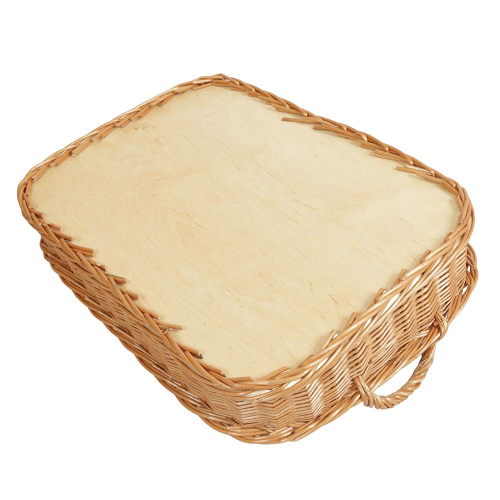 Korbtablett, Tablett aus Weide, Trage - Korb - Tablett (54x38x8/13) Korbtablett, Tablett aus Weide, Trage - Korb - Tablett (54x38x8/13)