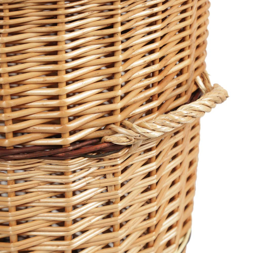Wäschekorb, Wäschesammler - Korb für Wäsche aus gesottener Weide (45x38x50)