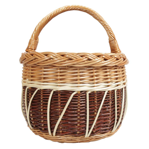 Einkaufskorb Handkorb Weide Korb ungefüttert (41x31x23/36)
