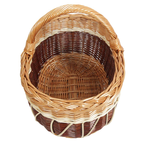 Einkaufskorb Handkorb Weide Korb ungefüttert (41x31x23/36)