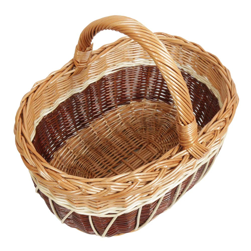 Einkaufskorb Handkorb Weide Korb ungefüttert (41x31x23/36)