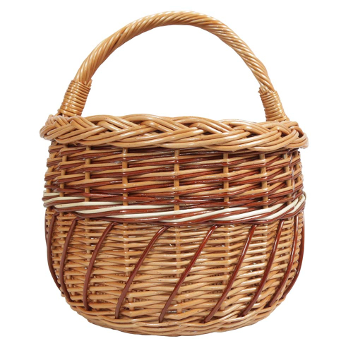 Einkaufskorb Handkorb Weide Korb ungefüttert (43x32x23/38)