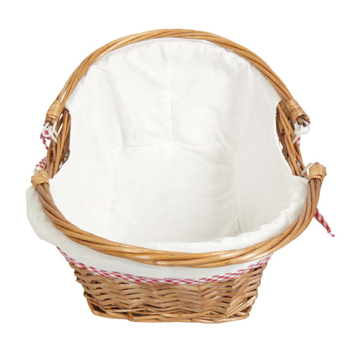 Kinderkorb, Handkorb, Dekokorb, kleiner Weide Korb ungefüttert (42x32x14/32)