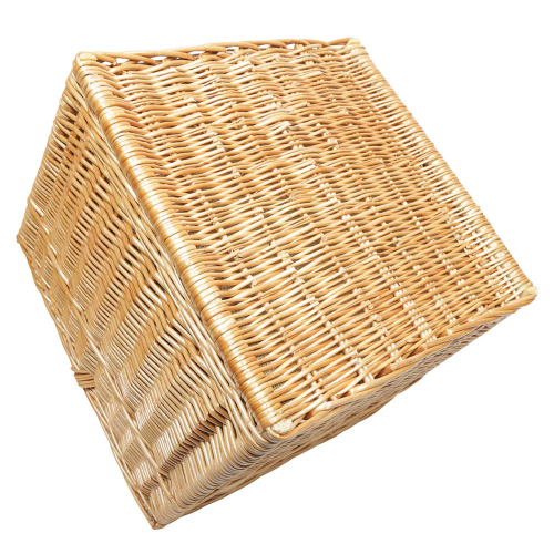 Holzkorb Kaminholzkorb Tragekorb Korb für Holz aus Weide (45x45x35/50)