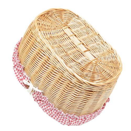 Einkaufskorb Handkorb Weide Korb gefüttert (45x32x23/36)