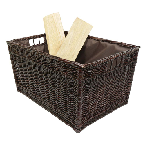 Holzkorb Korb Tragekorb aus gesottener Weide (63x42x33)
