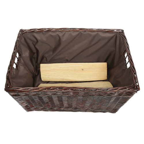 Holzkorb Korb Tragekorb aus gesottener Weide (63x42x33)
