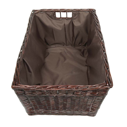 Holzkorb Korb Tragekorb aus gesottener Weide (63x42x33)