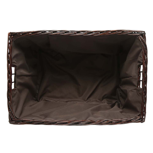 Holzkorb Korb Tragekorb aus gesottener Weide (63x42x33)