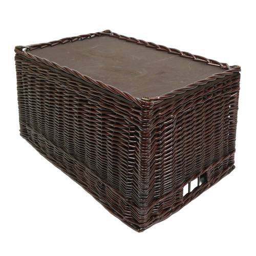 Holzkorb Korb Tragekorb aus gesottener Weide (63x42x33)