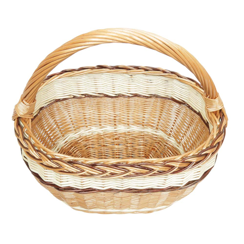Einkaufskorb Handkorb Weide Korb ungefüttert (41x26x25/43)