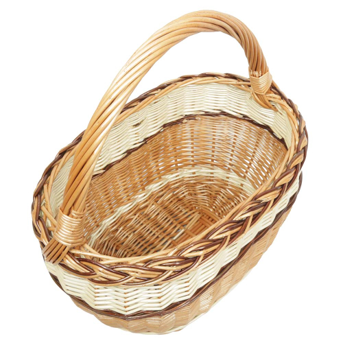 Einkaufskorb Handkorb Weide Korb ungefüttert (41x26x25/43)
