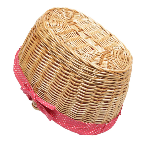 Einkaufskorb Handkorb Weide Korb gefüttert (45x32x23/34)