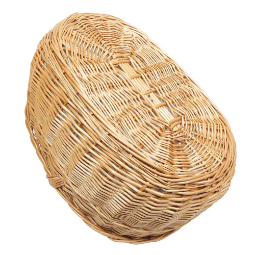 Einkaufskorb Handkorb Weide Korb gefüttert (48x33x23/36)