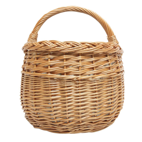 Einkaufskorb Handkorb Weide Korb gefüttert (48x33x23/36)