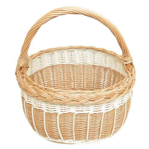 Einkaufskorb Handkorb Weide Korb ungefüttert (37x29x25/42)